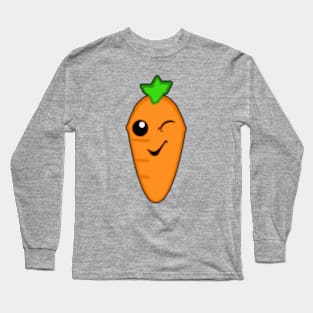 Winky Carrot Long Sleeve T-Shirt